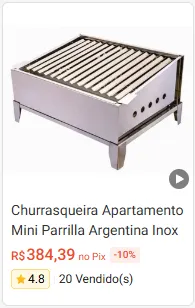 churrasqueira sem fumaça